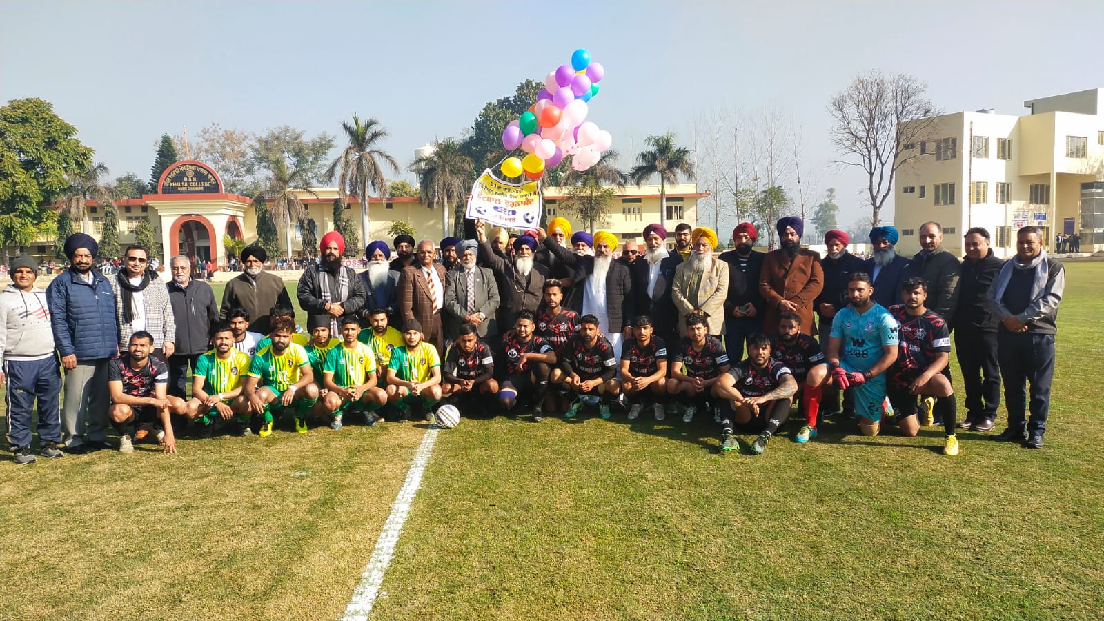 The 21st State Olympian Jarnail Singh Memorial Football Tournament at Garhsankar kicked off with a bang.